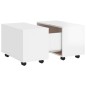 vidaXL Couchtisch Hochglanz-Weiß 60x60x38 cm Holzwerkstoff vidaXL Couchtisch Hochglanz-Weiß 60x60x38 cm Holzwerkstoff