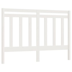 vidaXL Kopfteil Weiß 166x4x100 cm Massivholz Kiefer