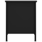vidaXL TV-Schrank mit Türen Schwarz 60x35x45 cm Holzwerkstoff vidaXL TV-Schrank mit Türen Schwarz 60x35x45 cm Holzwerkstoff
