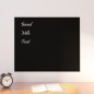 vidaXL Magnettafel Wandmontage Schwarz 60x50 cm Hartglas vidaXL Magnettafel Wandmontage Schwarz 60x50 cm Hartglas