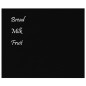 vidaXL Magnettafel Wandmontage Schwarz 60x50 cm Hartglas vidaXL Magnettafel Wandmontage Schwarz 60x50 cm Hartglas