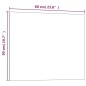 vidaXL Magnettafel Wandmontage Schwarz 60x50 cm Hartglas vidaXL Magnettafel Wandmontage Schwarz 60x50 cm Hartglas
