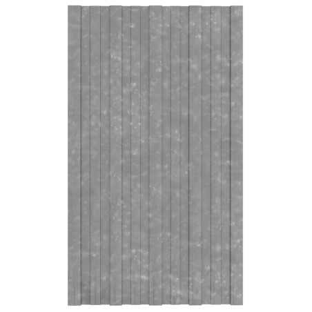 vidaXL Dachpaneele 36 Stk. Verzinkter Stahl Silbern 80x45 cm
