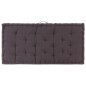 Palettenkissen Baumwolle 120×80×10 cm Anthrazit Palettenkissen Baumwolle 120×80×10 cm Anthrazit