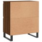 vidaXL Sideboards 2 Stk. Braun Eichen-Optik Holzwerkstoff vidaXL Sideboards 2 Stk. Braun Eichen-Optik Holzwerkstoff