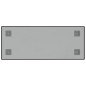vidaXL Magnettafel Wandmontage Schwarz 50x20 cm Hartglas vidaXL Magnettafel Wandmontage Schwarz 50x20 cm Hartglas
