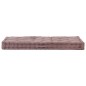 Palettenkissen Baumwolle 120×80×10 cm Taupe Palettenkissen Baumwolle 120×80×10 cm Taupe