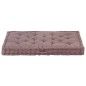 Palettenkissen Baumwolle 120×80×10 cm Taupe Palettenkissen Baumwolle 120×80×10 cm Taupe