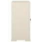 vidaXL Kunststoffschrank 79x43x85,5 cm Holzdesign Vanilleeis vidaXL Kunststoffschrank 79x43x85,5 cm Holzdesign Vanilleeis
