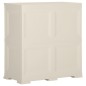 vidaXL Kunststoffschrank 79x43x85,5 cm Holzdesign Vanilleeis vidaXL Kunststoffschrank 79x43x85,5 cm Holzdesign Vanilleeis