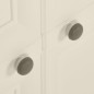 vidaXL Kunststoffschrank 79x43x85,5 cm Holzdesign Vanilleeis vidaXL Kunststoffschrank 79x43x85,5 cm Holzdesign Vanilleeis