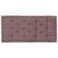Palettenkissen Baumwolle 120×80×10 cm Taupe Palettenkissen Baumwolle 120×80×10 cm Taupe