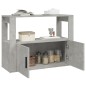 vidaXL Sideboard Betongrau 80x30x60 cm Holzwerkstoff vidaXL Sideboard Betongrau 80x30x60 cm Holzwerkstoff
