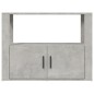 vidaXL Sideboard Betongrau 80x30x60 cm Holzwerkstoff vidaXL Sideboard Betongrau 80x30x60 cm Holzwerkstoff