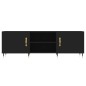 vidaXL TV-Schrank Schwarz 150x30x50 cm Holzwerkstoff vidaXL TV-Schrank Schwarz 150x30x50 cm Holzwerkstoff