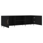 vidaXL TV-Schrank Schwarz 150x30x50 cm Holzwerkstoff vidaXL TV-Schrank Schwarz 150x30x50 cm Holzwerkstoff