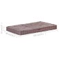 Palettenkissen Baumwolle 120×80×10 cm Taupe Palettenkissen Baumwolle 120×80×10 cm Taupe