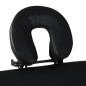 vidaXL Massageliege Klappbar 3-Zonen mit Holzgestell Schwarz vidaXL Massageliege Klappbar 3-Zonen mit Holzgestell Schwarz