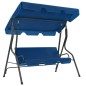 Hollywoodschaukel Dunkelblau 170×110×153 cm Stoff Hollywoodschaukel Dunkelblau 170×110×153 cm Stoff