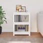 vidaXL Bücherregal Weiß 50x35x68 cm Massivholz Kiefer vidaXL Bücherregal Weiß 50x35x68 cm Massivholz Kiefer