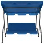 Hollywoodschaukel Dunkelblau 170×110×153 cm Stoff Hollywoodschaukel Dunkelblau 170×110×153 cm Stoff