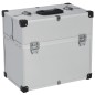 vidaXL Werkzeugkoffer 38x22,5x34 cm Silbern Aluminum vidaXL Werkzeugkoffer 38x22,5x34 cm Silbern Aluminum