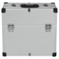 vidaXL Werkzeugkoffer 38x22,5x34 cm Silbern Aluminum vidaXL Werkzeugkoffer 38x22,5x34 cm Silbern Aluminum