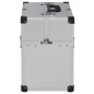 vidaXL Werkzeugkoffer 38x22,5x34 cm Silbern Aluminum vidaXL Werkzeugkoffer 38x22,5x34 cm Silbern Aluminum