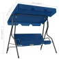 Hollywoodschaukel Dunkelblau 170×110×153 cm Stoff Hollywoodschaukel Dunkelblau 170×110×153 cm Stoff