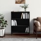 vidaXL Bücherregal Schwarz 69,5x32,5x90 cm Holzwerkstoff vidaXL Bücherregal Schwarz 69,5x32,5x90 cm Holzwerkstoff