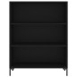 vidaXL Bücherregal Schwarz 69,5x32,5x90 cm Holzwerkstoff vidaXL Bücherregal Schwarz 69,5x32,5x90 cm Holzwerkstoff