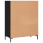 vidaXL Bücherregal Schwarz 69,5x32,5x90 cm Holzwerkstoff vidaXL Bücherregal Schwarz 69,5x32,5x90 cm Holzwerkstoff