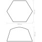 vidaXL Pool-Zelt Stoff 500x433x250 cm Tarnfarben vidaXL Pool-Zelt Stoff 500x433x250 cm Tarnfarben