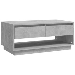 vidaXL Couchtisch Betongrau 102,5x55x44 cm Holzwerkstoff