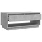 vidaXL Couchtisch Betongrau 102,5x55x44 cm Holzwerkstoff vidaXL Couchtisch Betongrau 102,5x55x44 cm Holzwerkstoff