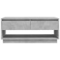 vidaXL Couchtisch Betongrau 102,5x55x44 cm Holzwerkstoff vidaXL Couchtisch Betongrau 102,5x55x44 cm Holzwerkstoff