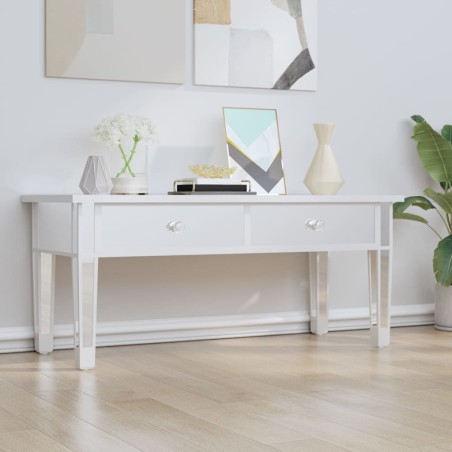vidaXL Spiegel-Couchtisch 106x45x45 cm Holzwerkstoff und Glas 