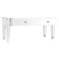 vidaXL Spiegel-Couchtisch 106x45x45 cm Holzwerkstoff und Glas vidaXL Spiegel-Couchtisch 106x45x45 cm Holzwerkstoff und Glas