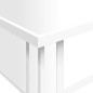 vidaXL Spiegel-Couchtisch 106x45x45 cm Holzwerkstoff und Glas vidaXL Spiegel-Couchtisch 106x45x45 cm Holzwerkstoff und Glas