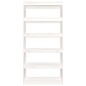 vidaXL Bücherregal/Raumteiler Weiß 80x30x167,4 cm Massivholz Kiefer vidaXL Bücherregal/Raumteiler Weiß 80x30x167,4 cm Massivholz Kiefer
