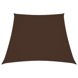 vidaXL Sonnensegel Oxford-Gewebe Trapezförmig 2/4x3 m Braun