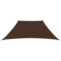 vidaXL Sonnensegel Oxford-Gewebe Trapezförmig 2/4x3 m Braun