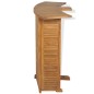 vidaXL Klappbarer Bartisch 155x53x105 cm Teak Massiv vidaXL Klappbarer Bartisch 155x53x105 cm Teak Massiv