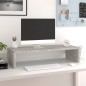 vidaXL Monitorständer Betongrau 60x23,5x12 cm Holzwerkstoff vidaXL Monitorständer Betongrau 60x23,5x12 cm Holzwerkstoff