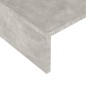 vidaXL Monitorständer Betongrau 60x23,5x12 cm Holzwerkstoff vidaXL Monitorständer Betongrau 60x23,5x12 cm Holzwerkstoff
