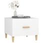 vidaXL Couchtisch Weiß 50x50x40 cm Holzwerkstoff vidaXL Couchtisch Weiß 50x50x40 cm Holzwerkstoff