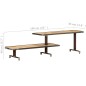 vidaXL TV-Schrank 160x30x40 cm Massivholz Mango vidaXL TV-Schrank 160x30x40 cm Massivholz Mango