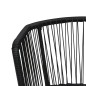 Gartenstühle 2 Stk. mit Polstern und Kissen PVC Rattan Schwarz Gartenstühle 2 Stk. mit Polstern und Kissen PVC Rattan Schwarz