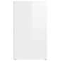 vidaXL Sideboard Hochglanz-Weiß 80x30x54 cm Holzwerkstoff vidaXL Sideboard Hochglanz-Weiß 80x30x54 cm Holzwerkstoff