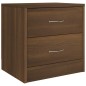 vidaXL Nachttische 2 Stk. Braun Eichen-Optik 40x30x40 cm Holzwerkstoff vidaXL Nachttische 2 Stk. Braun Eichen-Optik 40x30x40 cm Holzwerkstoff